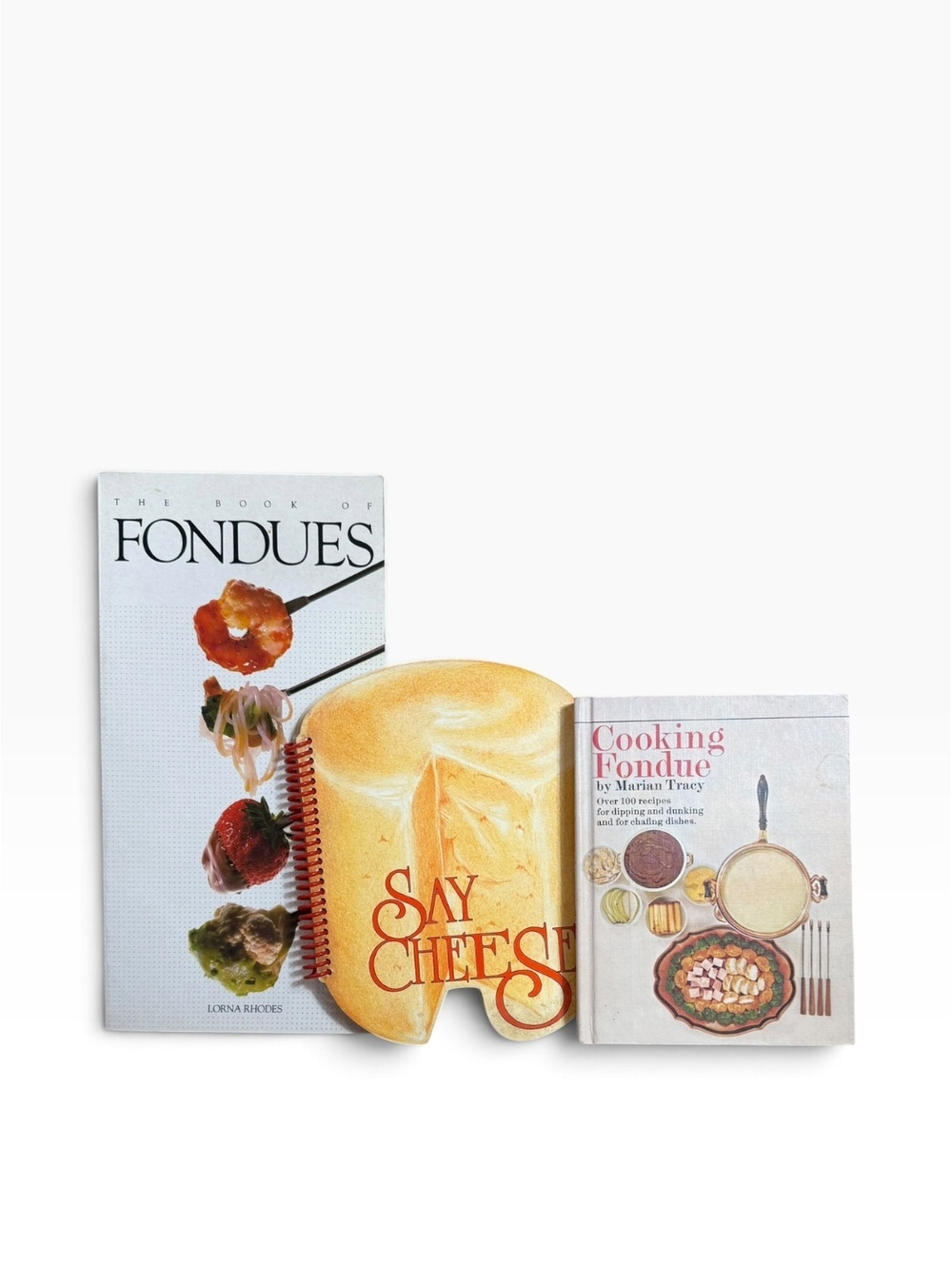 Recipes for Cheese Lovers Cookbook - Say Cheese! Spiral Bound Cheese Shaped Book